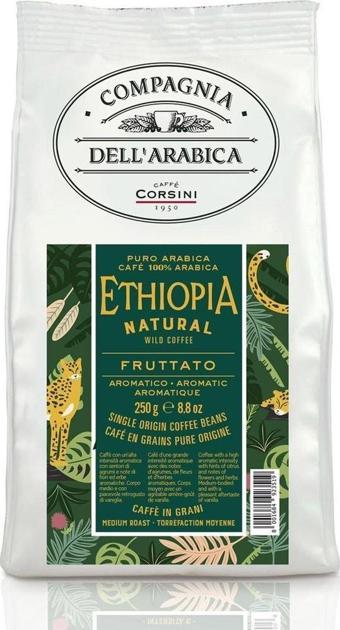 Caffe Corsini Etiyopya %100 Arabica Çekirdek Kahve 250GR