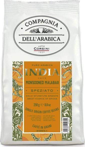 Caffe Corsini Hindistan Monsooned Malaba%100 Arabica Çekirdek Kahve 250GR