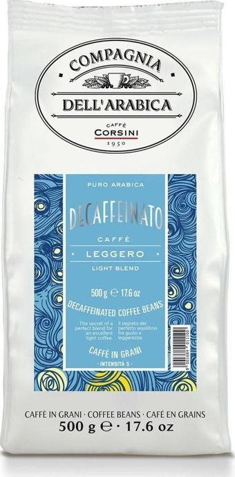 Caffe Corsini Kafeinsiz %100 Arabica Çekirdek Kahve 500GR