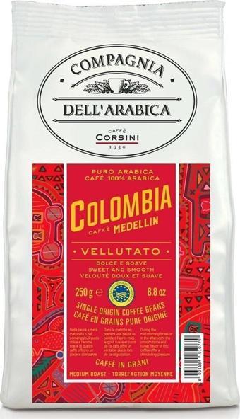 Caffe Corsini Kolombiya Medellin %100 Arabica Çekirdek Kahve 250GR