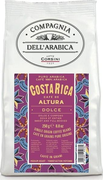Caffe Corsini Kosta Rika Altura %100 Arabica Çekirdek Kahve 250GR