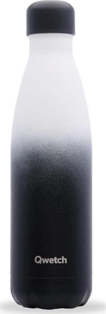 Qwetch QD3435 Degrade Renkli Isı Yalıtımlı 500ml Termos - Siyah
