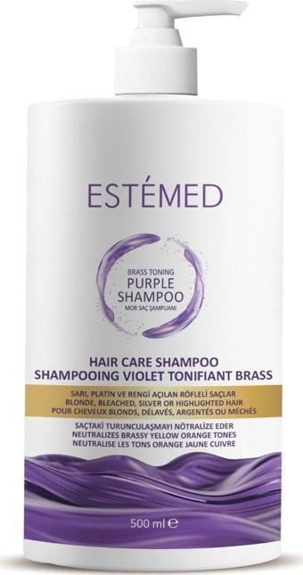 Turunculaşma Karşıtı Mor Saç Bakım Şampuan & Brass Toning Purple Shampoo 500 ml