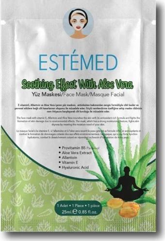 Yatıştırıcı Etkili Aloe Vera Kağıt Maske - Sheet Mask Soothing Effect With Aloe Vera