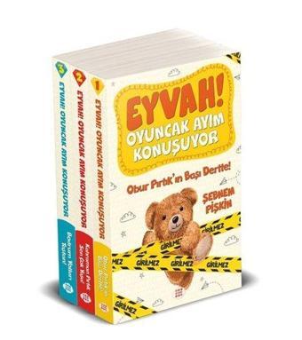 Eyvah! Oyuncak Ayım Konuşuyor Seti - 3 Kitap Takım - Şebnem Pişkin - Dokuz Yayınları