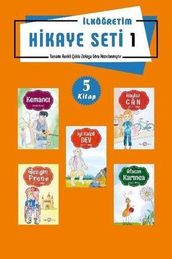 İlköğretim Hikaye Seti 1 - 5 Kitap Takım - Afacan Dilekçi - Akıllı Zebra