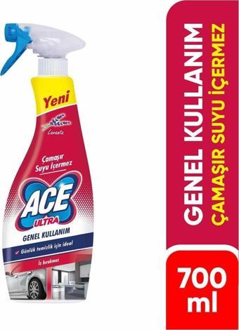 Ace Ultra Köpük Çamaşır Susuz Çok Amaçlı 700Ml