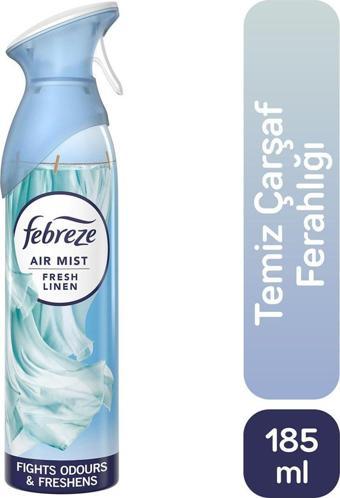 Febreze Hava Ferahlatıcı Sprey Oda Kokusu Temiz Çarşaf 185 Ml
