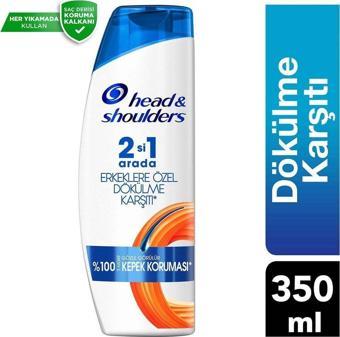 Head&Shoulders Erkeklere Özel 2'Si 1 Arada Dökülme Karşıtı Kepeğe Karşı Etkili Şampuan 350 Ml