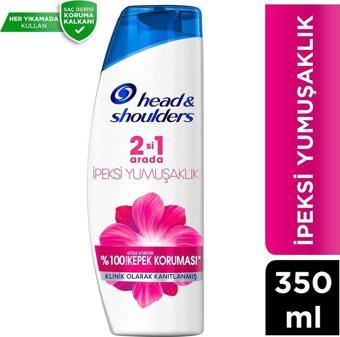 Head&Shoulders Ipeksi Yumuşaklık 2'Si 1 Arada Kepeğe Karşı Etkili Şampuan 350 Ml