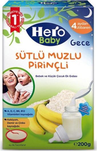 Hero Baby 200 Gr Sutlu Muzlu Pırınclı 05991-03