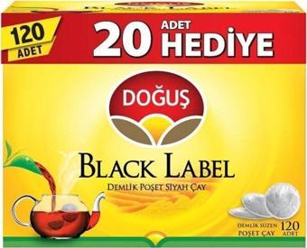 Doğuş Black Label Demlik Poşet Siyah Çay