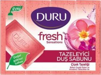 Duru Duş Sabunu Fresh Çiçek Tazeliği 4'Lü 150 Gr