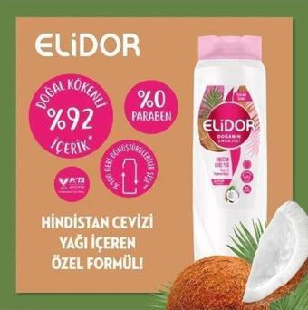 Elidor Şampuan Hindistan Cevizi Yağı Onarıcı&Yıpranma Karşıtı 500 Ml