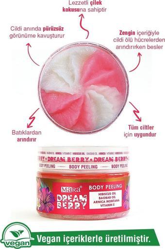 Mara Dreamberry Değerli Yağlar Içeren Çilek Vücut Peeling 300 Gr