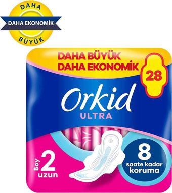 Orkid Ultra Uzun (Boy 2) 28 Adet Hijyenik Ped