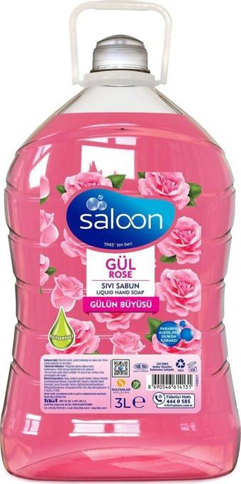 Saloon Sıvı Sabun Gül 3 L