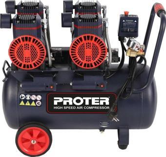 Proter P1KO457 Yüksek Hızlı Kompresör Sessiz 50 Litre 4 Hp