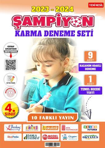 4. Sınıf Tüm Dersler 9+1 Karma Deneme Seti (Sayı Sayı Tüm Yılın Konularını Kapsar) - Hepsikitap Yayınları