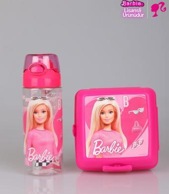 DEKOMUS İLE YENİ SEZON LİSANSLI BARBIE TRITAN MATARA VE 2 KATLI BESLENME KUTUSU YEMEK SETİ