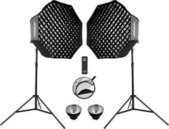 Godox SL60II D 60W LED Video Işığı 2'li Kit