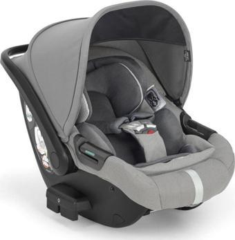 Inglesina Darwin Infant Recline i-Size Gr 0+ Yatırılabilen Bebek Ana Kucağı ve Oto Koltuğu 40-75 cm Satin Grey