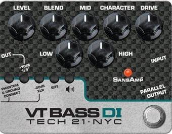 Tech 21 CSVTBDI VT Bass Gitar DI Pedal