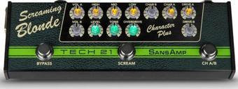 Tech 21 SansAmp Character Plus-Screaming Blonde Gitar Pedalı (CPSSB)