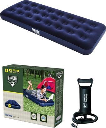 Bestway 67000 Tek Kişilik Şişme Yatak + Pompa 185X76X22 cm