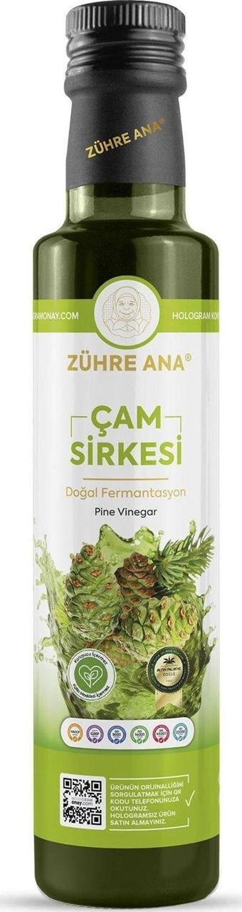 Zühre Ana Çam Sirkesi Doğal Fermantasyon Pine Vinegar 500 Ml