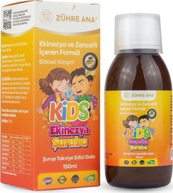 Zühre Ana Kids Öksürük Şurubu Çocuklar Için - Ekinezya Ve Zencefil Içeren Şurup 150 Ml