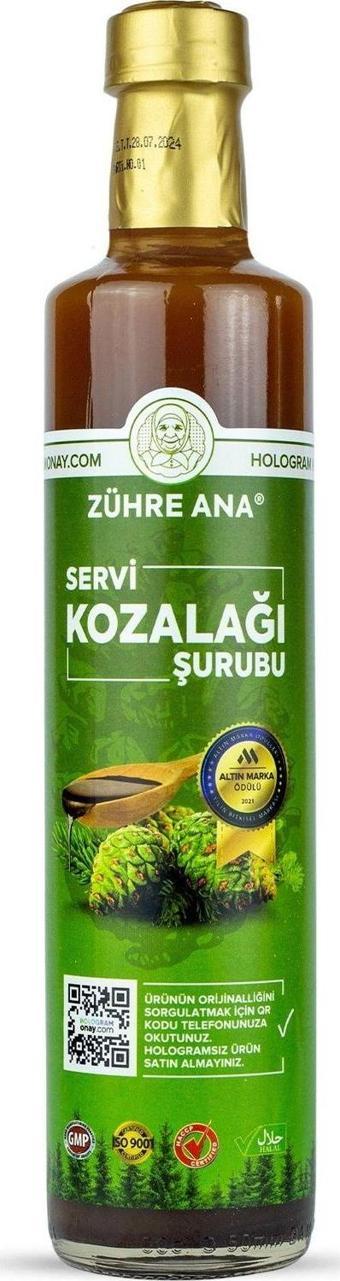 Zühre Ana Kozalak Şurubu Servi Kozalağı Ve Kara Mürver Içeren Şurup 650 Ml