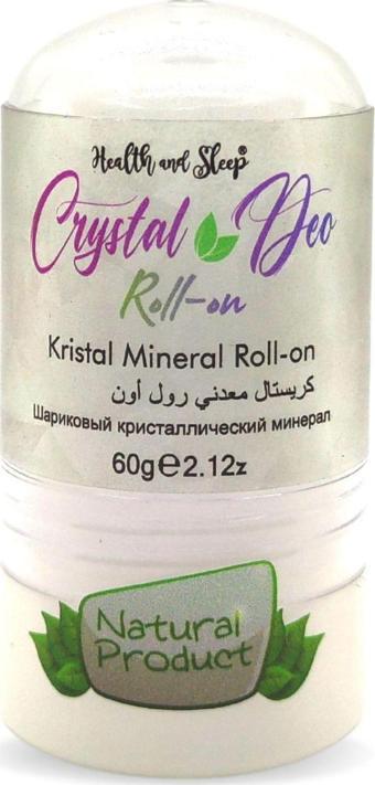 Health And Sleep Crystal Mineral Doğal Deodorant Roll-On 60Gr