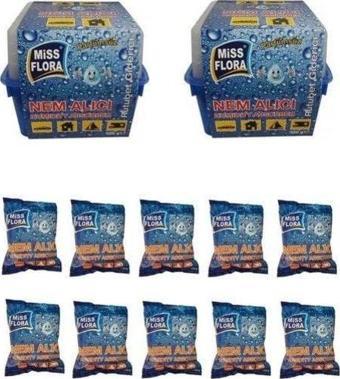 Miss Flora Maxi Paket ( 2 adet 450 gr Nem Alıcı + 10 Yedek Tablet)