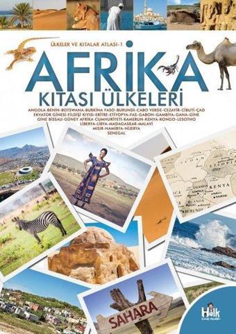 Afrika Kıtası Ülkeleri - Ülkeler ve Kıtalar Atlası 1 - Kolektif  - Halk Kitabevi Yayınevi