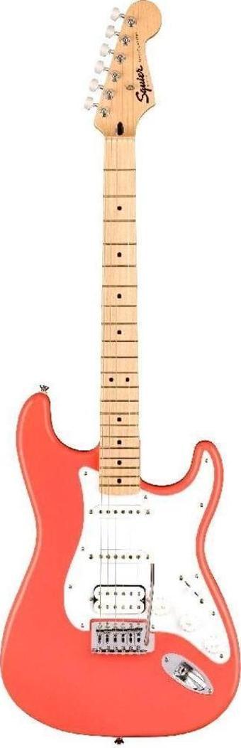 Squier Sonic Stratocaster HSS Akçaağaç Tahitian Coral Elektro Gitar