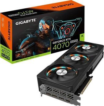 GIGABYTE GeForce RTX 4070 SUPER GAMING OC 12G GDDR6X 12GB 192Bit NVIDIA DLSS 3 Ekran Kartı-GV-N407SGAMING OC-12GD