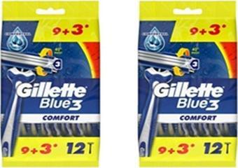 Blue3 Comfort Kullan At Tıraş Bıçağı 9+3 12'li 2paket