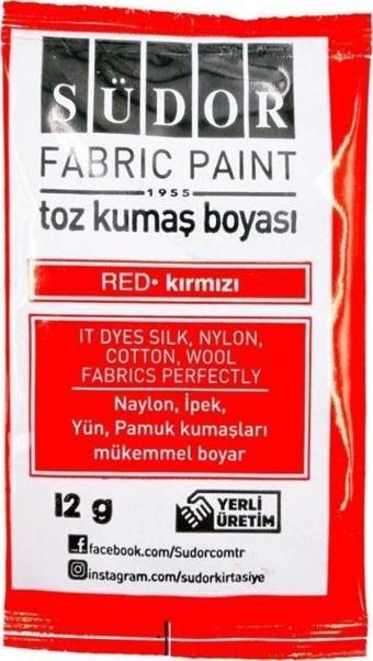 Südor Toz Kumaş Boyası Kırmızı