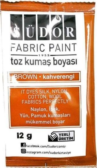 Südor Toz Kumaş Boyası Kahverengi