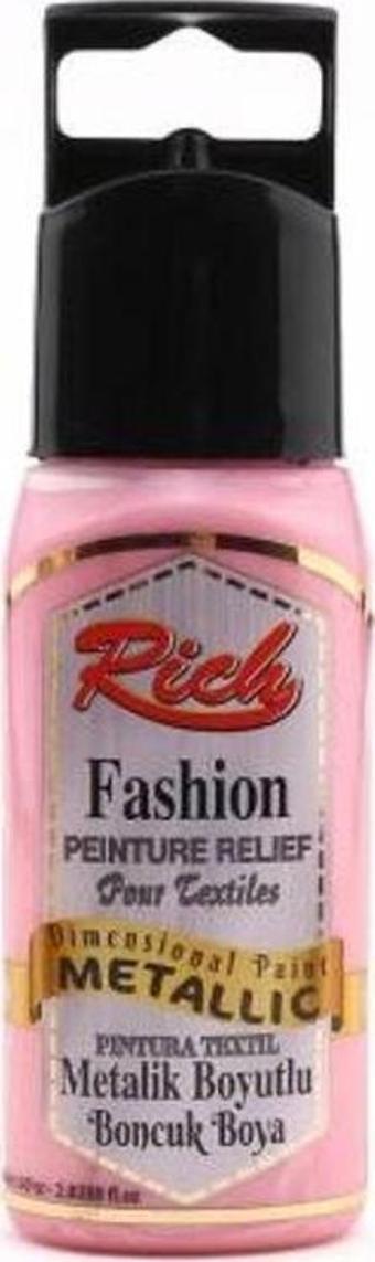 Rich Boyutlu Boncuk Boya 60 ml. 952 METALİK ŞEKER PEMBE