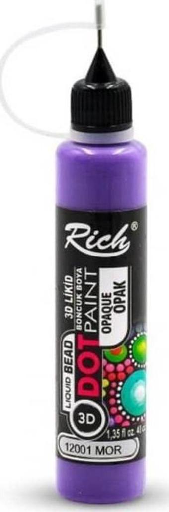 Rich Dot Paint Mandala Boyutlu Boya 40 cc MOR 