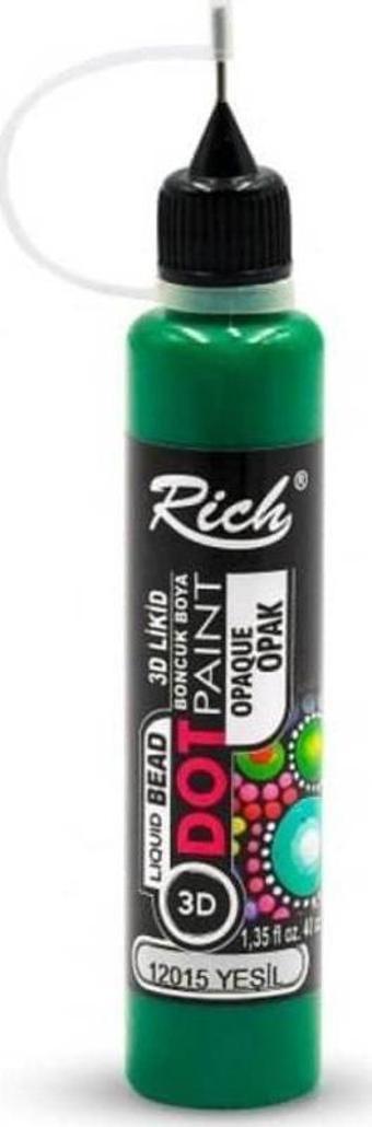 Rich Dot Paint Mandala Boyutlu Boya 40 cc YEŞİL 