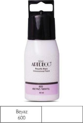 Artdeco Boyutlu Boya 60 ml. 600 BEYAZ