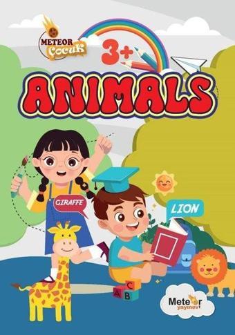 Animals Hayvanlar Türkçe - İngilizce Boyama Kitabı 3+Yaş - Umut Öz - Meteor Yayınevi