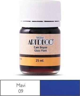 Artdeco Cam Vitray Boyası 25 ml. 09 MAVİ