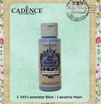 Cadence Style Matt Enamel Cam & Porselen Boyası 59 ml. E-349 Lavanta Mavi