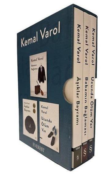 Kemal Varol Seti - 3 Kitap Takım - Kutulu - Kemal Varol - Everest Yayınları