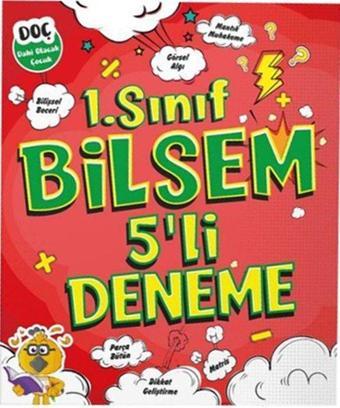 1. Sınıf Bilsem 5'li Deneme - Kolektif  - Dahi Olacak Çocuk Yayınları