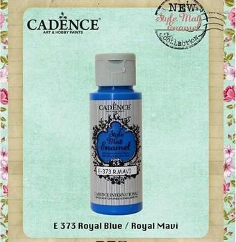 Cadence Style Matt Enamel Cam & Porselen Boyası 59 ml. E-373 Royal Mavi